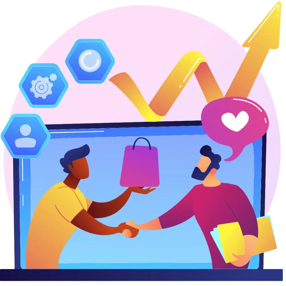 Icon representing values