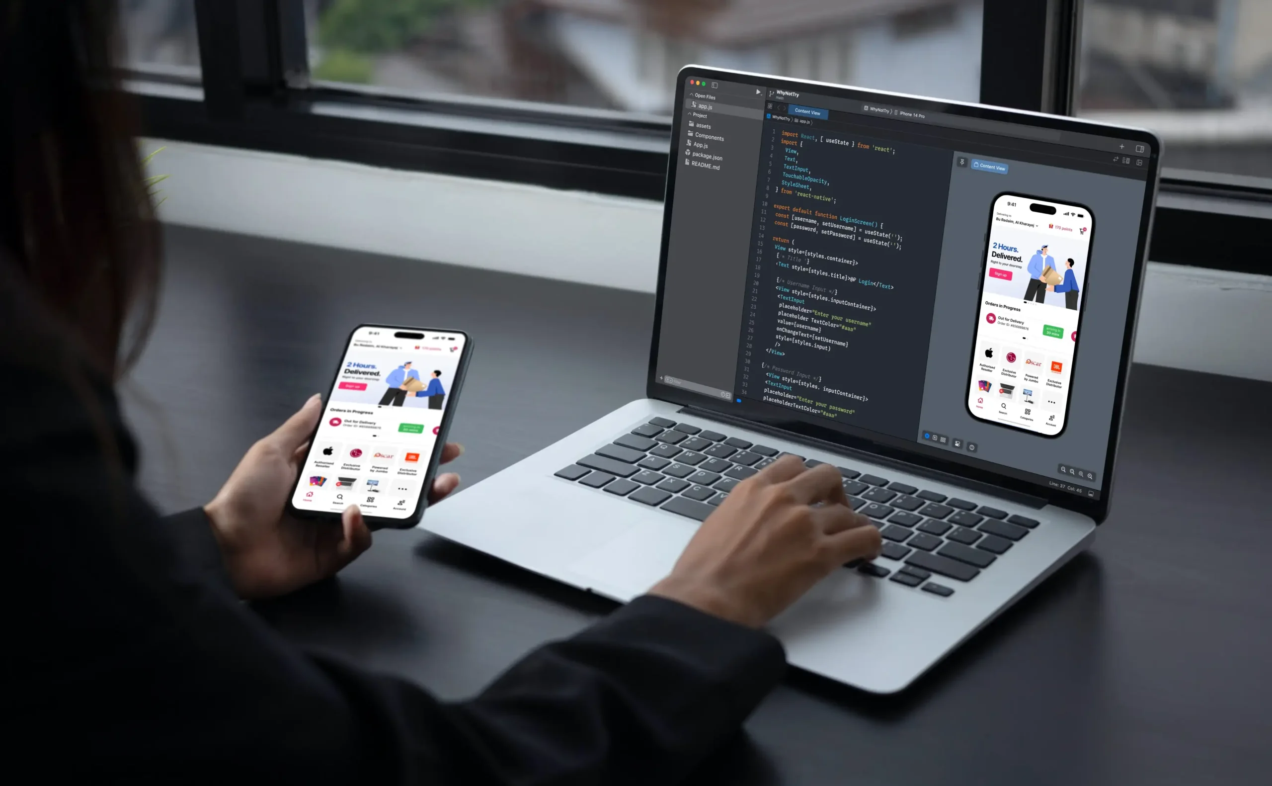 Mobile application development services for iOS Android cross-platform apps UX API integration and scalable digital products